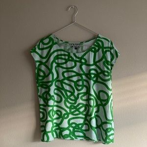 Dusen Dusen | abstract scribbles top